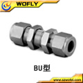 1/2 inch hydraulic bulkhead union fitting